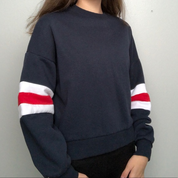 color block sweatshirt h&m